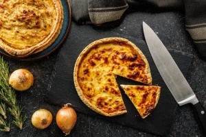 French quiche lorraine.