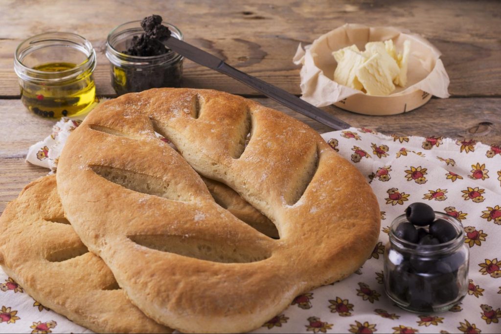 Fougasse is a staple of the Provençal diet